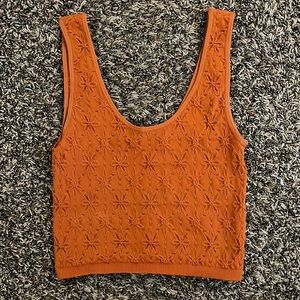 NWOT embroidered tank